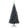 Árbol de Navidad con 300 LED con soporte Negro 180 cm PVC en Decoración Festiva y Estacional | Comprar online en Foru.es