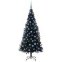 Árbol de Navidad con 300 LED con soporte Negro 180 cm PVC en Decoración Festiva y Estacional | Comprar online en Foru.es