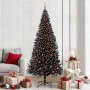 Árbol de Navidad con 300 LED con soporte Negro 210 cm PVC en Decoración Festiva y Estacional | Comprar online en Foru.es