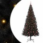 Árbol de Navidad con 300 LED con soporte Negro 210 cm PVC en Decoración Festiva y Estacional | Comprar online en Foru.es