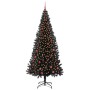 Árbol de Navidad con 300 LED con soporte Negro 210 cm PVC en Decoración Festiva y Estacional | Comprar online en Foru.es