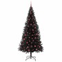 Árbol de Navidad con 300 LED con soporte Negro 210 cm PVC en Decoración Festiva y Estacional | Comprar online en Foru.es