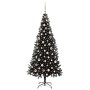 Árbol de Navidad con 300 LED con soporte Negro 210 cm PVC en Decoración Festiva y Estacional | Comprar online en Foru.es