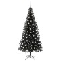 Árbol de Navidad con 300 LED con soporte Negro 210 cm PVC en Decoración Festiva y Estacional | Comprar online en Foru.es