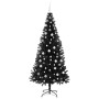 Árbol de Navidad con 300 LED con soporte Negro 210 cm PVC en Decoración Festiva y Estacional | Comprar online en Foru.es