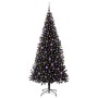 Árbol de Navidad con 300 LED con soporte Negro 210 cm PVC en Decoración Festiva y Estacional | Comprar online en Foru.es