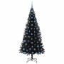 Árbol de Navidad con 300 LED con soporte Negro 210 cm PVC en Decoración Festiva y Estacional | Comprar online en Foru.es