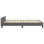 Estructura de cama con cabecero cuero sintético gris 120x200cm de vidaXL, Camas y somieres - Ref: Foro24-3125565, Precio: 213...