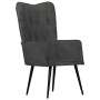 Sillón orejero de lona negro en Sillones | Comprar online en Foru.es