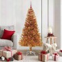 Árbol de Navidad con 150 LED con soporte Dorado 150 cm PET en Decoración Festiva y Estacional | Comprar online en Foru.es