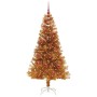 Árbol de Navidad con 150 LED con soporte Dorado 150 cm PET en Decoración Festiva y Estacional | Comprar online en Foru.es