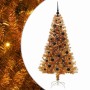 Árbol de Navidad con 150 LED con soporte Dorado 150 cm PET en Decoración Festiva y Estacional | Comprar online en Foru.es
