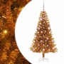 Árbol de Navidad con 150 LED con soporte Dorado 150 cm PET en Decoración Festiva y Estacional | Comprar online en Foru.es