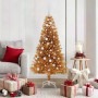 Árbol de Navidad con 150 LED con soporte Dorado 150 cm PET en Decoración Festiva y Estacional | Comprar online en Foru.es
