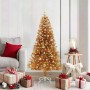 Árbol de Navidad con 150 LED con soporte Dorado 150 cm PET en Decoración Festiva y Estacional | Comprar online en Foru.es