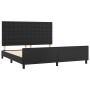 Estructura de cama con cabecero cuero sintético negro 160x200cm de vidaXL, Camas y somieres - Ref: Foro24-3125579, Precio: 22...