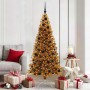 Árbol de Navidad con 300 LED con soporte Dorado 180 cm PET en Decoración Festiva y Estacional | Comprar online en Foru.es