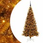 Árbol de Navidad con 300 LED con soporte Dorado 180 cm PET en Decoración Festiva y Estacional | Comprar online en Foru.es
