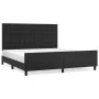 Bed frame with headboard black synthetic leather 180x200cm by vidaXL, Beds and slatted bases - Ref: Foro24-3125585, Price: 23...