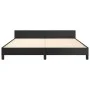 Bed frame with headboard black synthetic leather 180x200cm by vidaXL, Beds and slatted bases - Ref: Foro24-3125585, Price: 23...