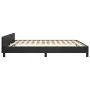 Bed frame with headboard black synthetic leather 180x200cm by vidaXL, Beds and slatted bases - Ref: Foro24-3125585, Price: 23...
