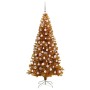 Árbol de Navidad con 300 LED con soporte Dorado 180 cm PET en Decoración Festiva y Estacional | Comprar online en Foru.es