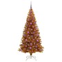 Árbol de Navidad con 300 LED con soporte Dorado 180 cm PET en Decoración Festiva y Estacional | Comprar online en Foru.es