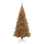 Árbol de Navidad con 300 LED con soporte Dorado 180 cm PET en Decoración Festiva y Estacional | Comprar online en Foru.es