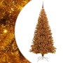 Árbol de Navidad con 300 LED con soporte Dorado 210 cm PET en Decoración Festiva y Estacional | Comprar online en Foru.es