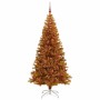 Árbol de Navidad con 300 LED con soporte Dorado 210 cm PET en Decoración Festiva y Estacional | Comprar online en Foru.es