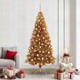 Árbol de Navidad con 300 LED con soporte Dorado 210 cm PET en Decoración Festiva y Estacional | Comprar online en Foru.es