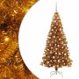 Árbol de Navidad con 300 LED con soporte Dorado 210 cm PET en Decoración Festiva y Estacional | Comprar online en Foru.es