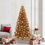 Árbol de Navidad con 300 LED con soporte Dorado 210 cm PET en Decoración Festiva y Estacional | Comprar online en Foru.es