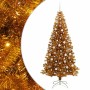 Árbol de Navidad con 300 LED con soporte Dorado 210 cm PET en Decoración Festiva y Estacional | Comprar online en Foru.es