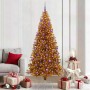 Árbol de Navidad con 300 LED con soporte Dorado 210 cm PET en Decoración Festiva y Estacional | Comprar online en Foru.es