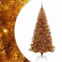 Árbol de Navidad con 300 LED con soporte Dorado 210 cm PET en Decoración Festiva y Estacional | Comprar online en Foru.es