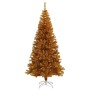 Árbol de Navidad con 300 LED con soporte Dorado 210 cm PET en Decoración Festiva y Estacional | Comprar online en Foru.es