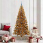 Árbol de Navidad con 300 LED con soporte Dorado 210 cm PET en Decoración Festiva y Estacional | Comprar online en Foru.es