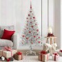 Árbol de Navidad con 150 LED con soporte Plateado 150 cm PET en Decoración Festiva y Estacional | Comprar online en Foru.es