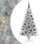 Árbol de Navidad con 150 LED con soporte Plateado 150 cm PET en Decoración Festiva y Estacional | Comprar online en Foru.es