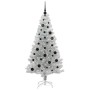 Árbol de Navidad con 150 LED con soporte Plateado 150 cm PET en Decoración Festiva y Estacional | Comprar online en Foru.es