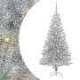 Árbol de Navidad con 150 LED con soporte Plateado 150 cm PET en Decoración Festiva y Estacional | Comprar online en Foru.es