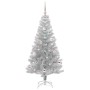 Árbol de Navidad con 150 LED con soporte Plateado 150 cm PET en Decoración Festiva y Estacional | Comprar online en Foru.es