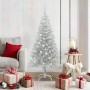 Árbol de Navidad con 150 LED con soporte Plateado 150 cm PET en Decoración Festiva y Estacional | Comprar online en Foru.es