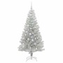 Árbol de Navidad con 150 LED con soporte Plateado 150 cm PET en Decoración Festiva y Estacional | Comprar online en Foru.es