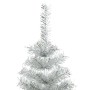 Árbol de Navidad con 150 LED con soporte Plateado 150 cm PET en Decoración Festiva y Estacional | Comprar online en Foru.es
