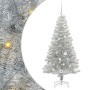 Árbol de Navidad con 150 LED con soporte Plateado 150 cm PET en Decoración Festiva y Estacional | Comprar online en Foru.es