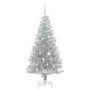 Árbol de Navidad con 150 LED con soporte Plateado 150 cm PET en Decoración Festiva y Estacional | Comprar online en Foru.es