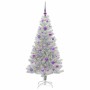 Árbol de Navidad con 150 LED con soporte Plateado 150 cm PET en Decoración Festiva y Estacional | Comprar online en Foru.es