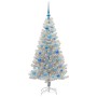 Árbol de Navidad con 150 LED con soporte Plateado 150 cm PET en Decoración Festiva y Estacional | Comprar online en Foru.es